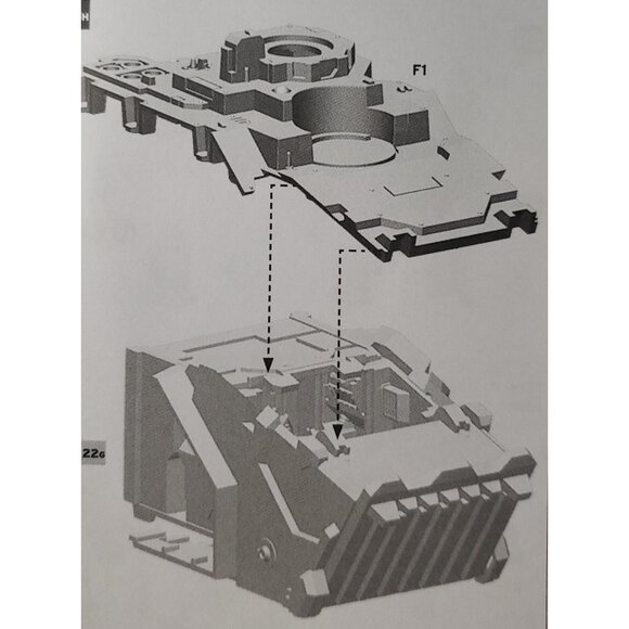 30K Space Marine Bits Spartan Assault Tank Front Crew Compartment & Drop Hatch - Picture 2 of 5